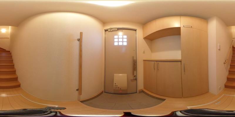 パノラマ画像玄関