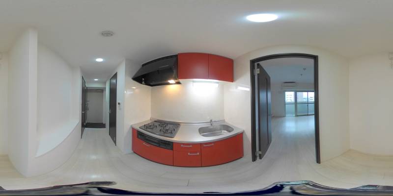 パノラマ画像キッチン