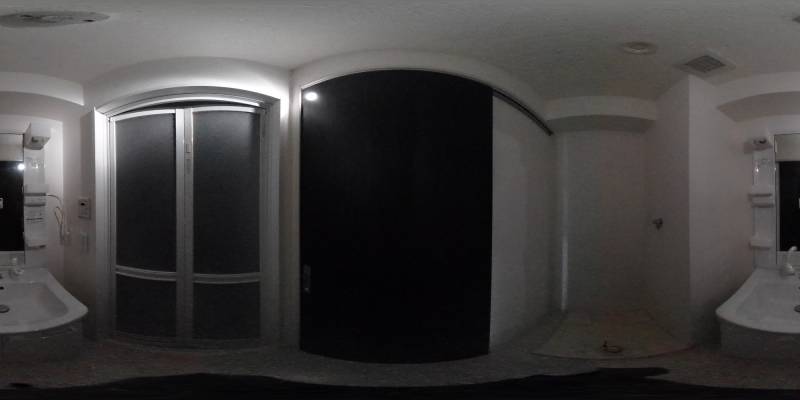 パノラマ画像洗面所