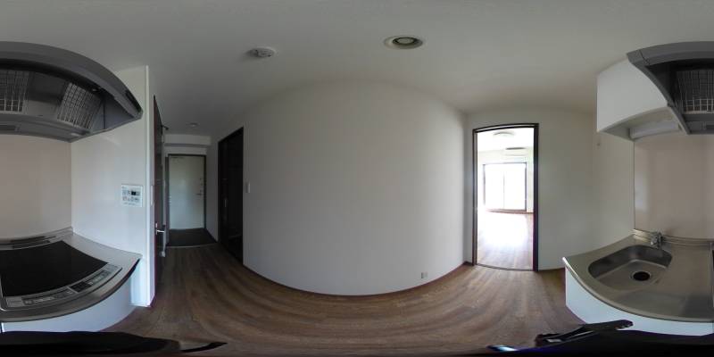 パノラマ画像キッチン