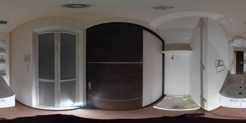 パノラマ画像洗面所