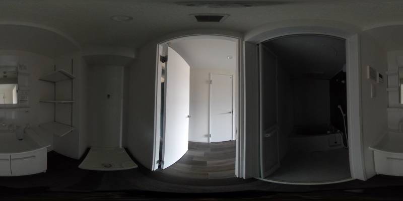 パノラマ画像洗面所