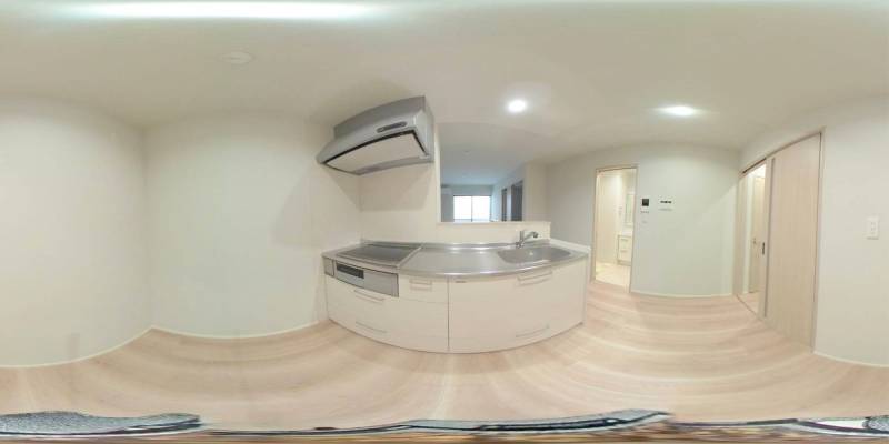 パノラマ画像キッチン