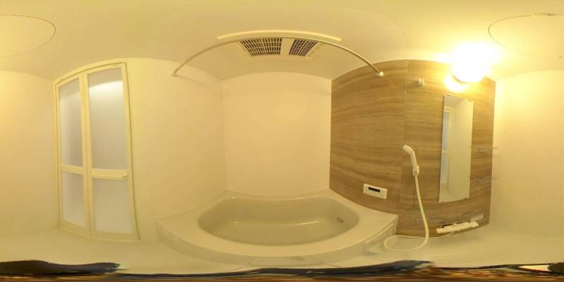 パノラマ画像バスルーム