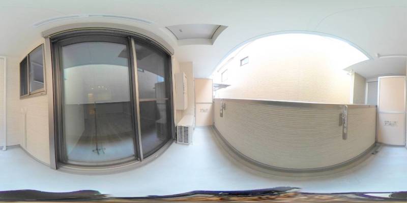 パノラマ画像バルコニー