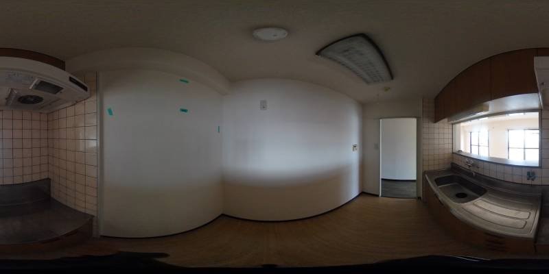 パノラマ画像キッチン