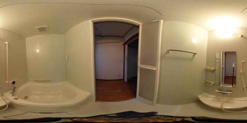 パノラマ画像バスルーム