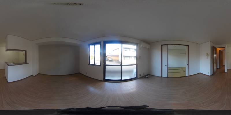 パノラマ画像リビング