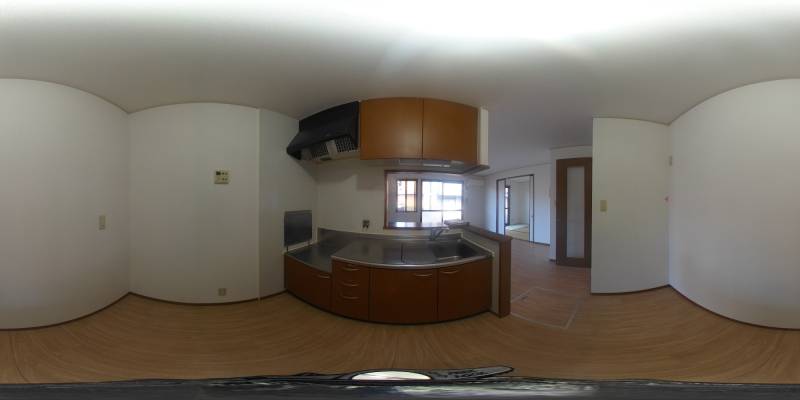 パノラマ画像キッチン