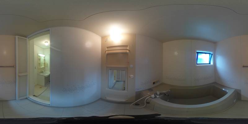 パノラマ画像バスルーム
