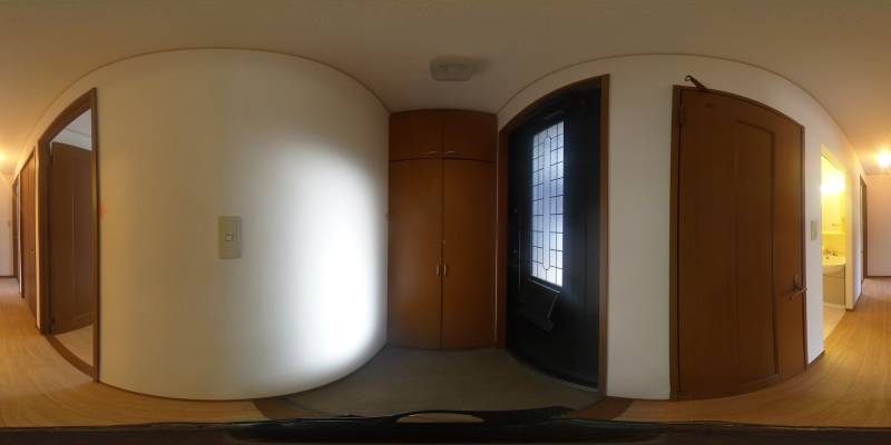 パノラマ画像玄関