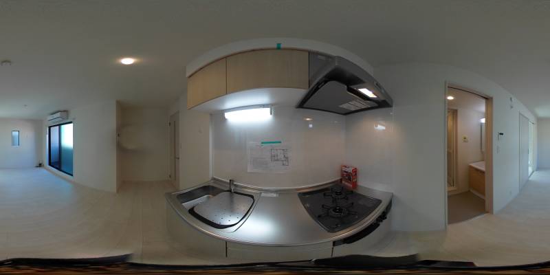 パノラマ画像キッチン