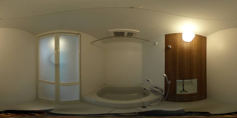 パノラマ画像バスルーム