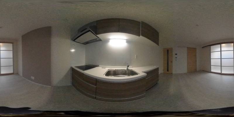 パノラマ画像キッチン