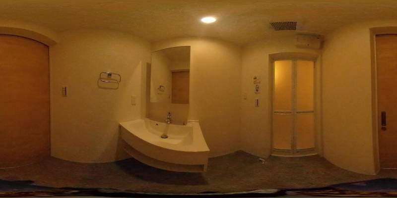 パノラマ画像洗面所