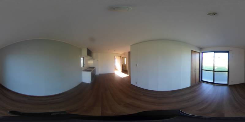 パノラマ画像リビング