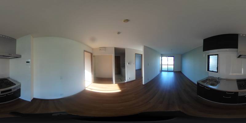 パノラマ画像キッチン