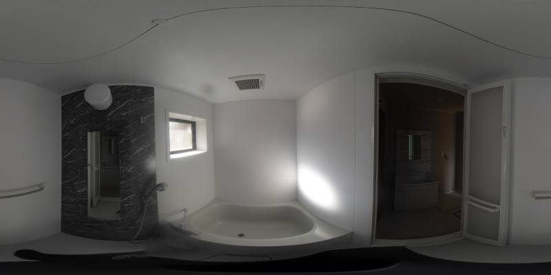 パノラマ画像バスルーム