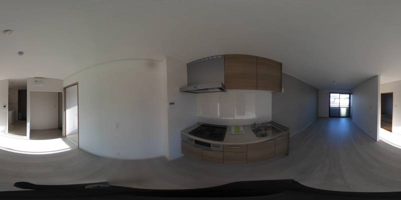 パノラマ画像キッチン