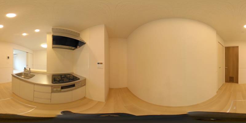 パノラマ画像キッチン
