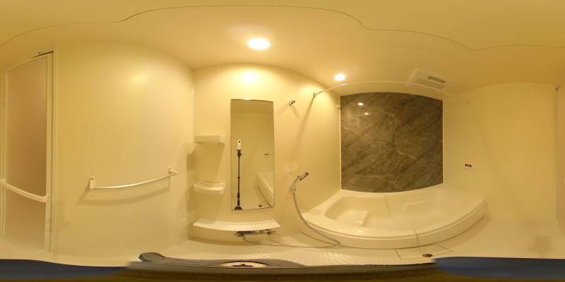 パノラマ画像バスルーム