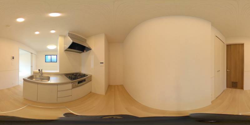 パノラマ画像キッチン