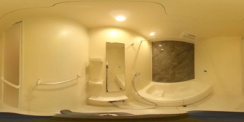 パノラマ画像バスルーム