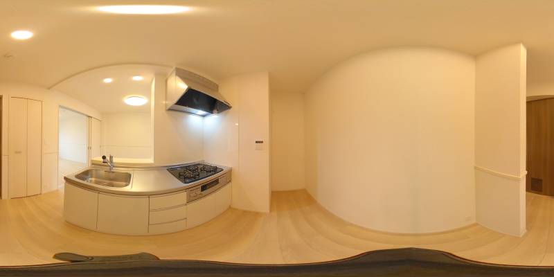 パノラマ画像キッチン