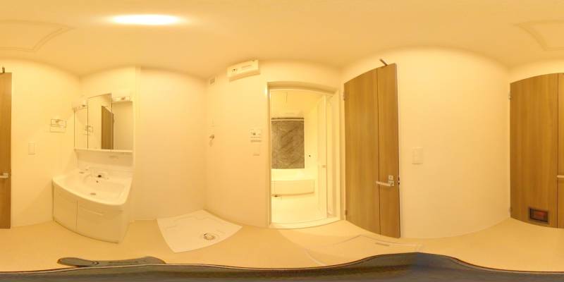 パノラマ画像洗面所