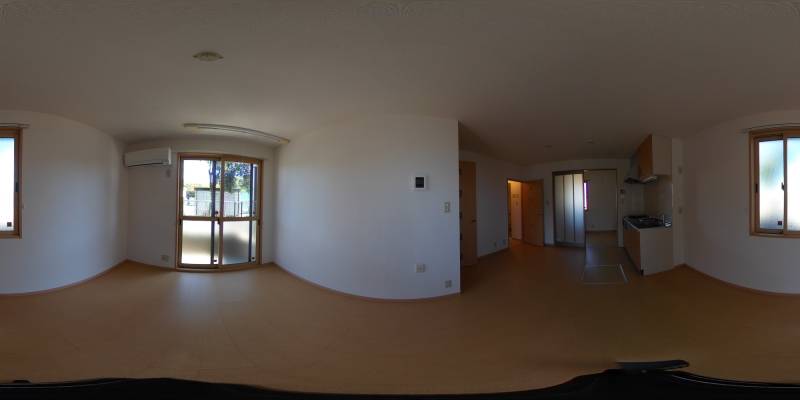 パノラマ画像リビング