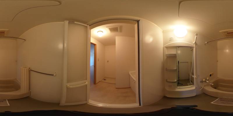 パノラマ画像バスルーム