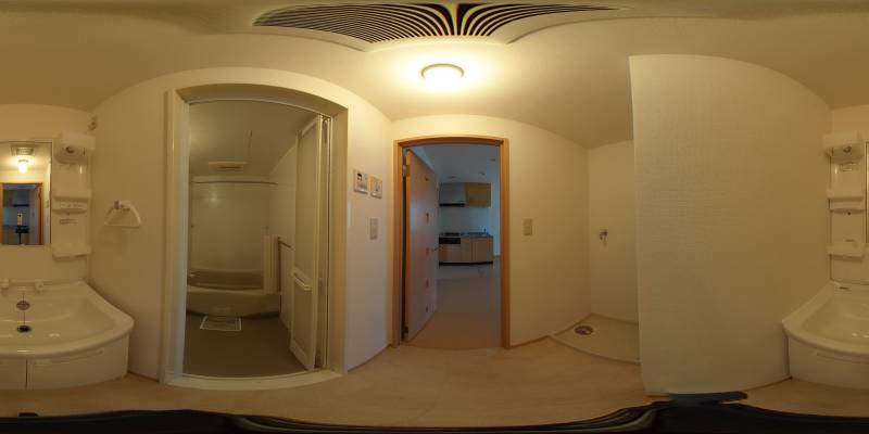 パノラマ画像洗面所
