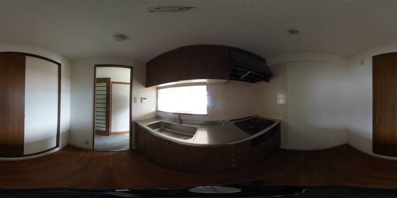 パノラマ画像キッチン