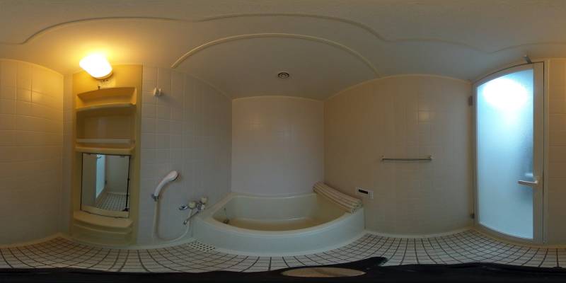 パノラマ画像バスルーム