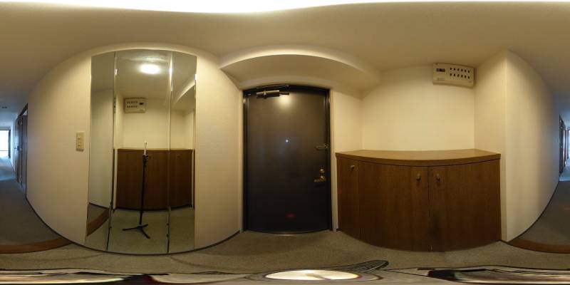 パノラマ画像玄関