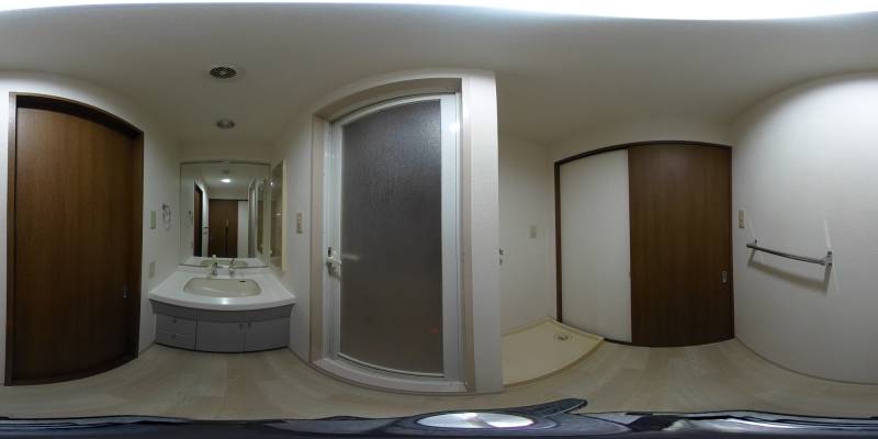 パノラマ画像洗面所