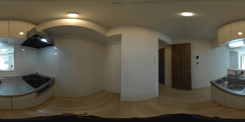 パノラマ画像キッチン