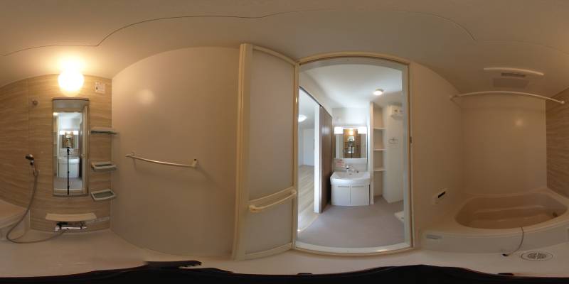 パノラマ画像バスルーム