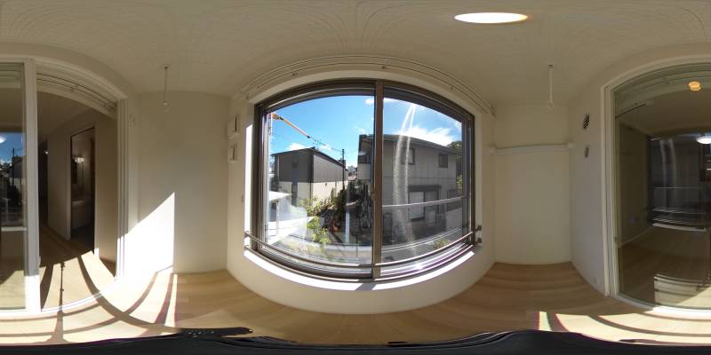 パノラマ画像バルコニー