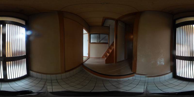 パノラマ画像玄関