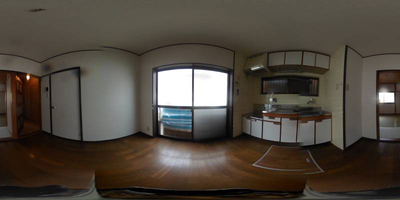 パノラマ画像キッチン