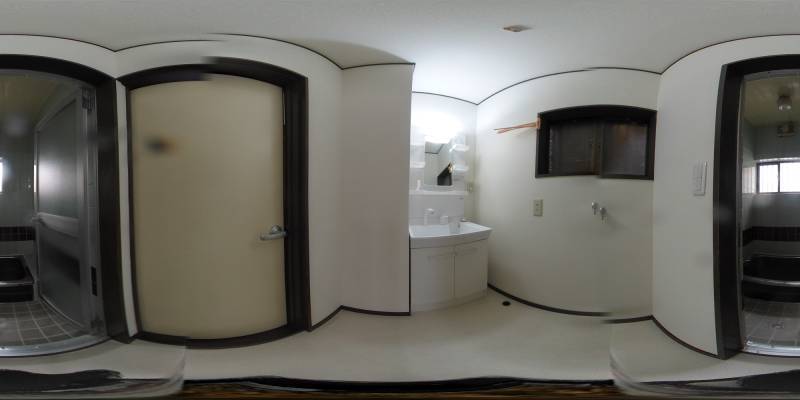 パノラマ画像バスルーム