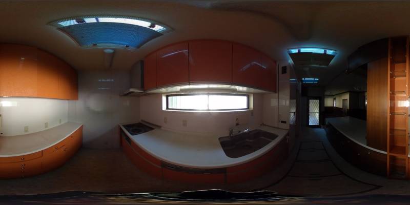 パノラマ画像キッチン