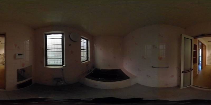 パノラマ画像バスルーム