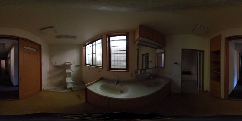 パノラマ画像洗面所