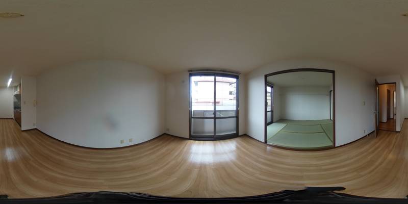 パノラマ画像リビング