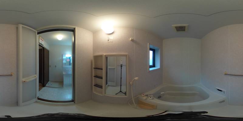 パノラマ画像バスルーム