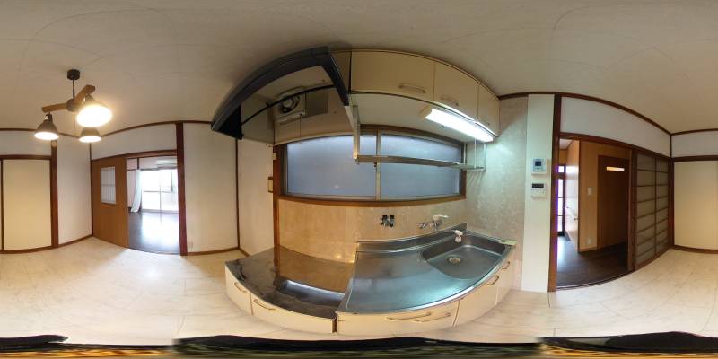 パノラマ画像キッチン