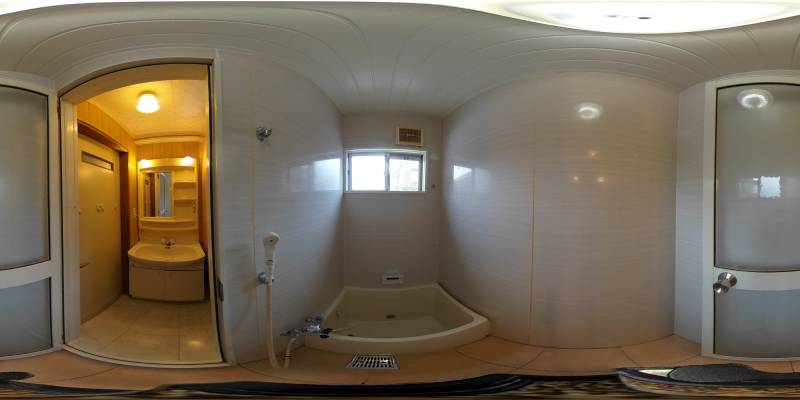 パノラマ画像バスルーム