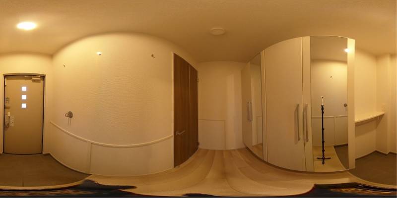 パノラマ画像玄関